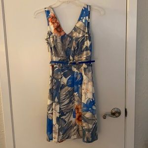Tropical floral midi dress Closet London Modcloth